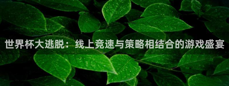 世界杯大逃脱：线上竞速与策略相结合的游戏盛宴
